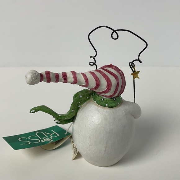 Christmas Sampler Snowman by Russ Tags Attached - Picture 5 of 12